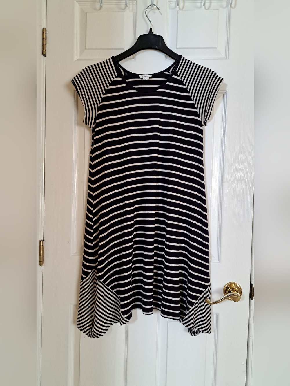 Exist Black and White Striped T-shirt Dress